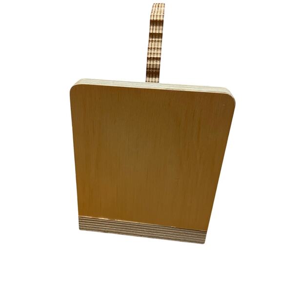 Wolfum Home Adornment Wood Honeycomb Rainbow Pixel Tree Hand Made Book‎ End - Picture 3 of 4